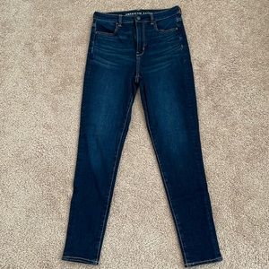 AE Highest Rise Jegging Dark Wash